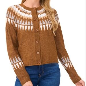 CECE FAIRISLE CARDIGAN